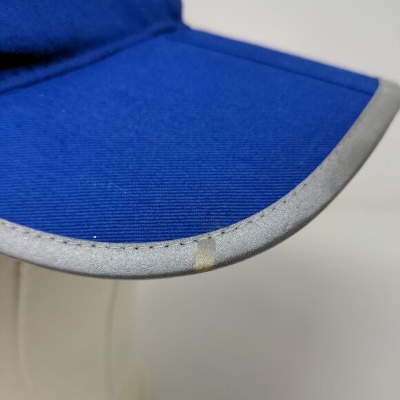 KC Caps Men's Strapback Hat Blue OSFA Embroidered Logo Foldable Bill - Picture 7 of 11